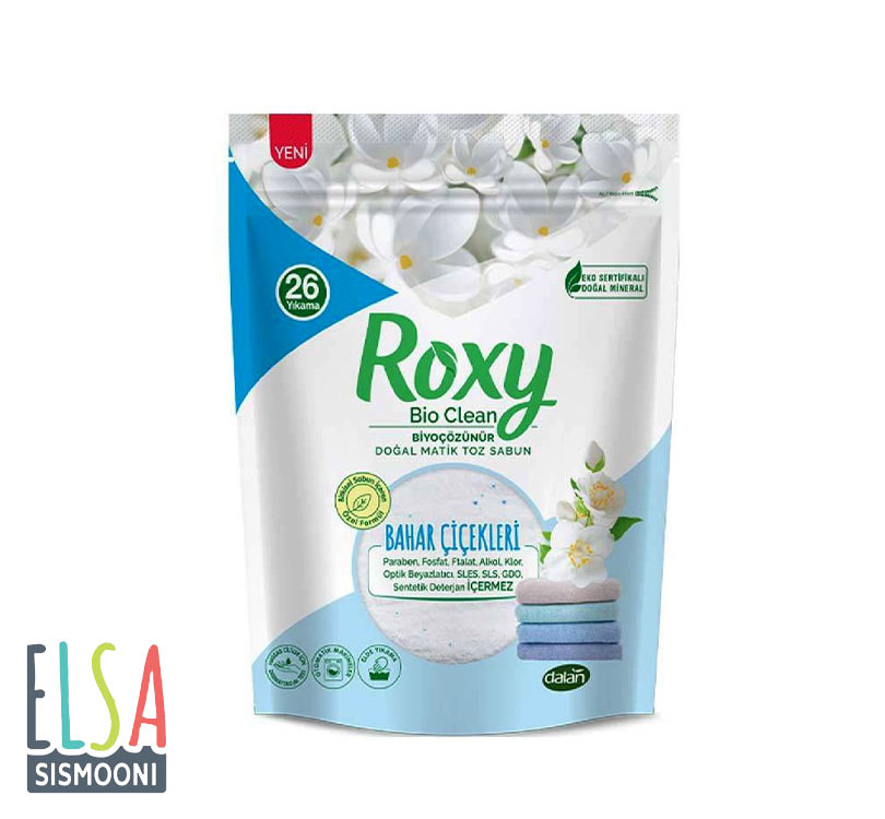 پودر صابون لباسشویی 800گرمی روکسی ROXY پودر صابون لباسشویی 800گرمی روکسی ROXY