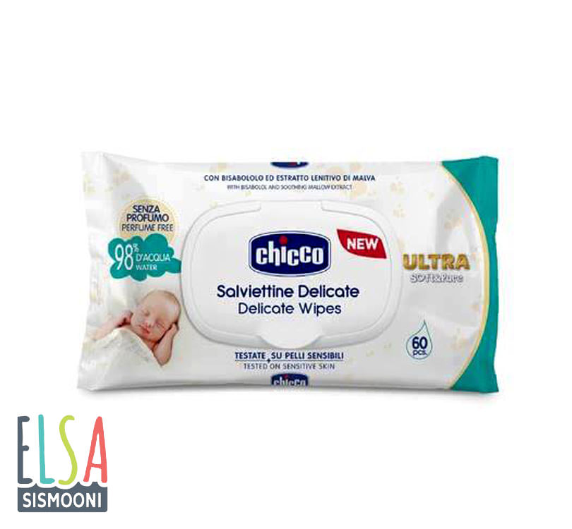 دستمال مرطوب کودک چیکو 60عددی Chicco