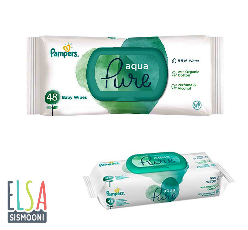 دستمال مرطوب آکوا پیور پمپرز Aqua pure Pampers