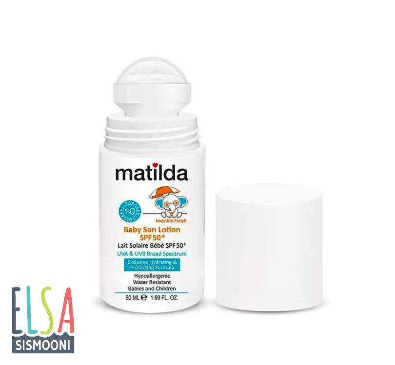لوسیون ضدآفتاب +SPF50 کودک ماتیلدا matilda