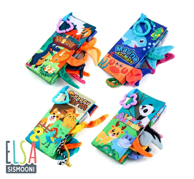 کتاب حمام پارچه ای بزرگ tiibaby