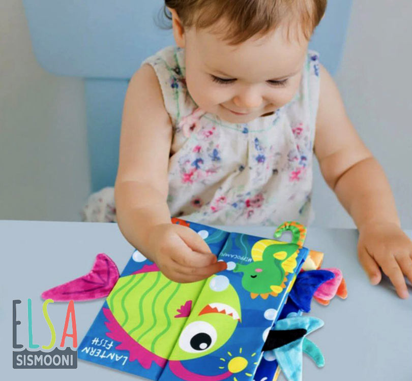 کتاب حمام پارچه ای بزرگ tiibaby کتاب حمام پارچه ای بزرگ tiibaby